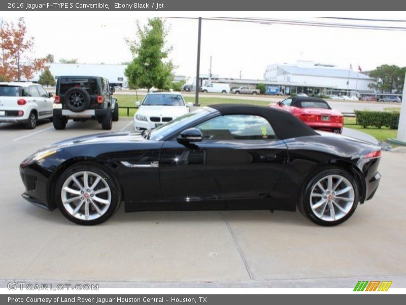 Ebony Black / Jet 2016 Jaguar F-TYPE S Convertible