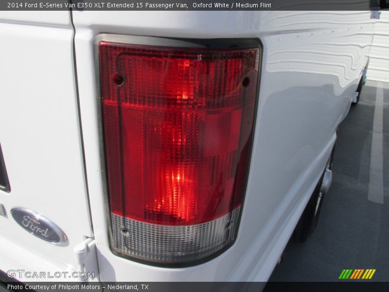 Oxford White / Medium Flint 2014 Ford E-Series Van E350 XLT Extended 15 Passenger Van