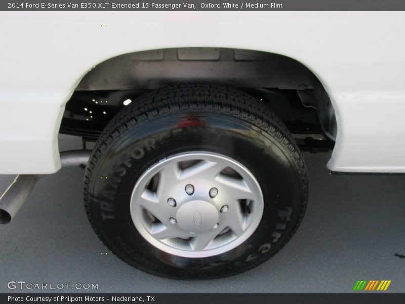 Oxford White / Medium Flint 2014 Ford E-Series Van E350 XLT Extended 15 Passenger Van