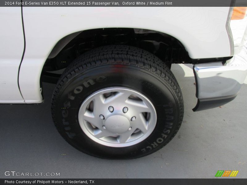 Oxford White / Medium Flint 2014 Ford E-Series Van E350 XLT Extended 15 Passenger Van