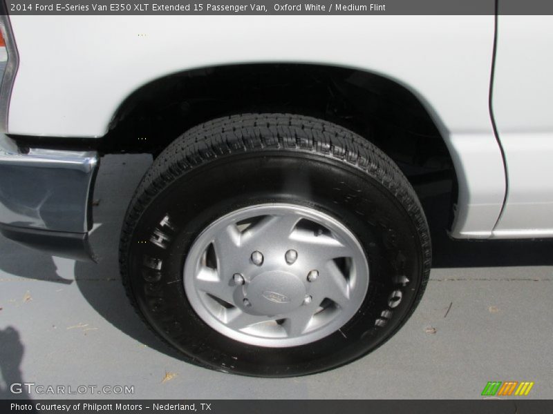 Oxford White / Medium Flint 2014 Ford E-Series Van E350 XLT Extended 15 Passenger Van
