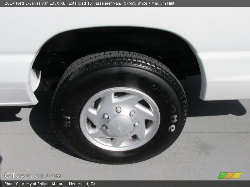 Oxford White / Medium Flint 2014 Ford E-Series Van E350 XLT Extended 15 Passenger Van