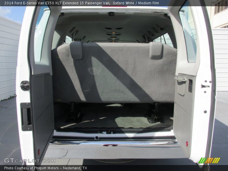 Oxford White / Medium Flint 2014 Ford E-Series Van E350 XLT Extended 15 Passenger Van