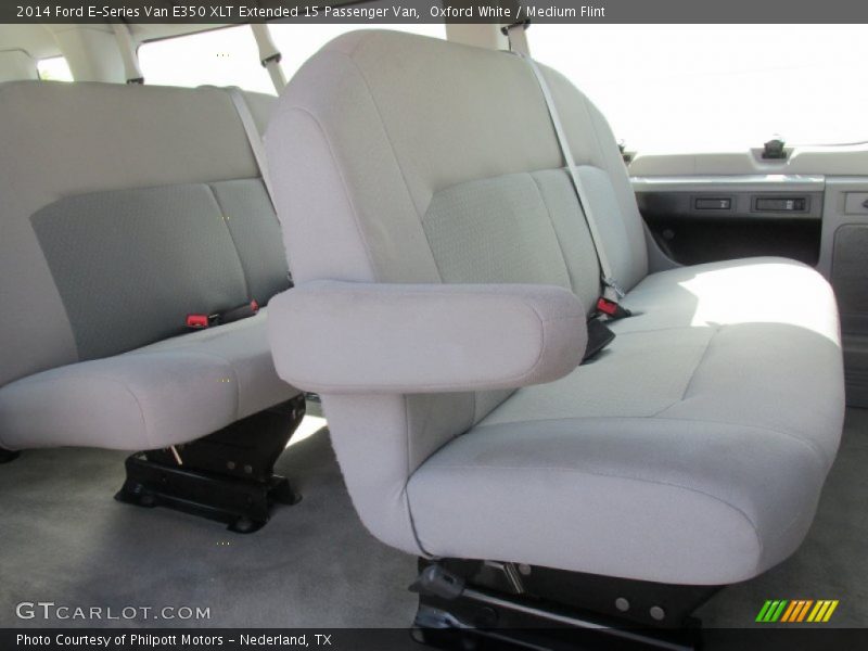 Oxford White / Medium Flint 2014 Ford E-Series Van E350 XLT Extended 15 Passenger Van