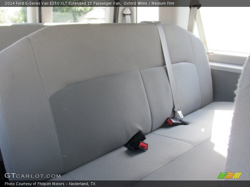 Oxford White / Medium Flint 2014 Ford E-Series Van E350 XLT Extended 15 Passenger Van