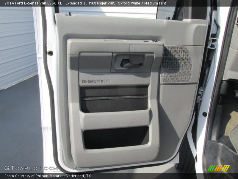 Oxford White / Medium Flint 2014 Ford E-Series Van E350 XLT Extended 15 Passenger Van