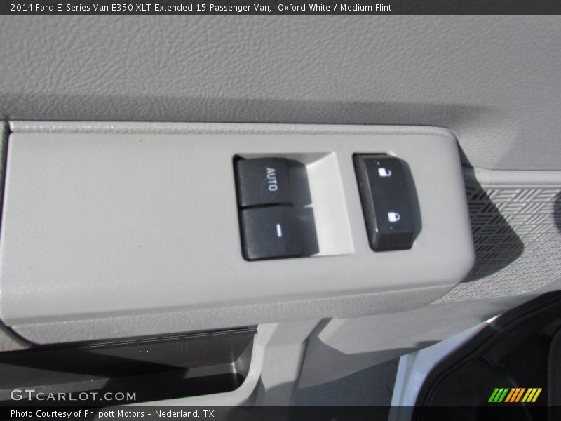 Oxford White / Medium Flint 2014 Ford E-Series Van E350 XLT Extended 15 Passenger Van
