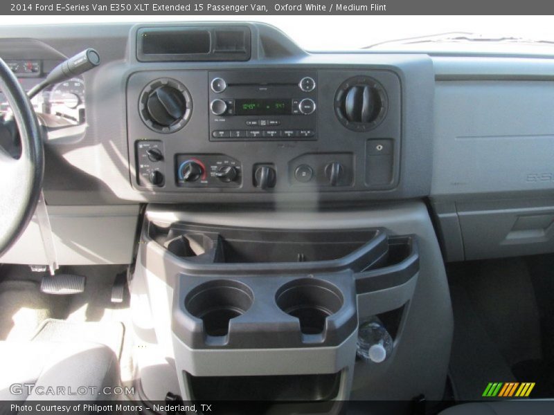 Oxford White / Medium Flint 2014 Ford E-Series Van E350 XLT Extended 15 Passenger Van