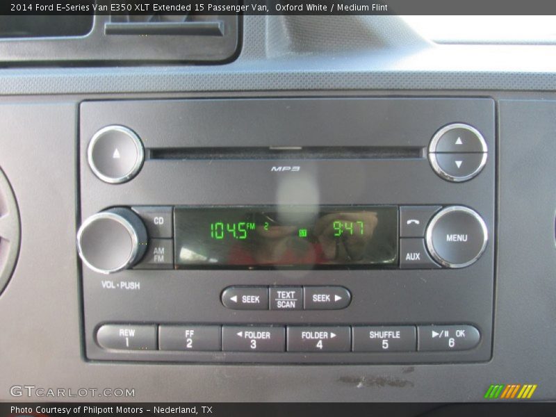 Oxford White / Medium Flint 2014 Ford E-Series Van E350 XLT Extended 15 Passenger Van