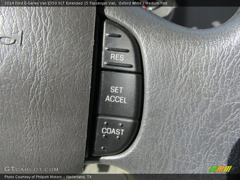 Oxford White / Medium Flint 2014 Ford E-Series Van E350 XLT Extended 15 Passenger Van
