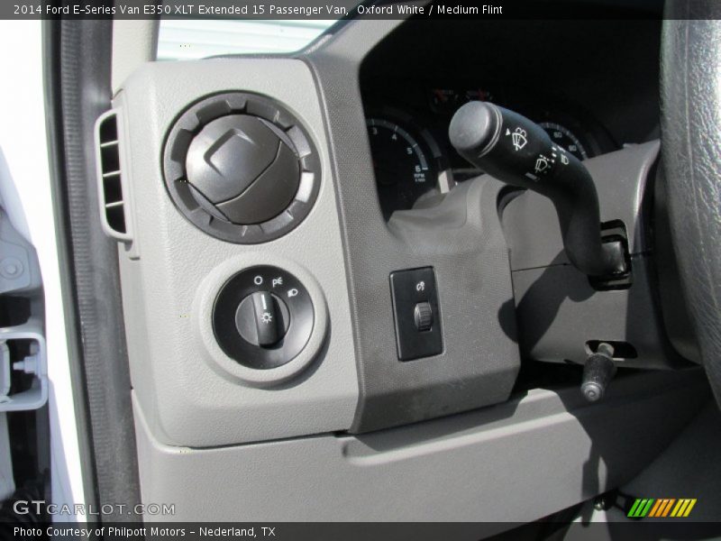 Oxford White / Medium Flint 2014 Ford E-Series Van E350 XLT Extended 15 Passenger Van