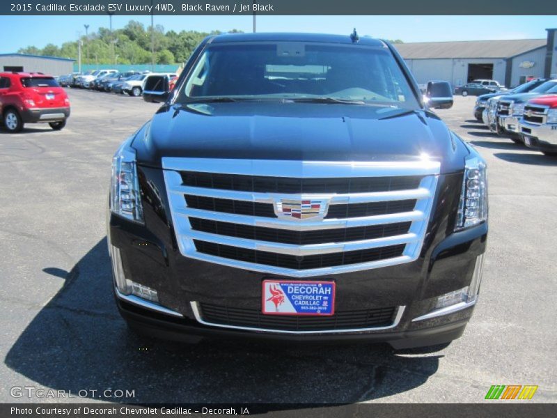 Black Raven / Jet Black 2015 Cadillac Escalade ESV Luxury 4WD