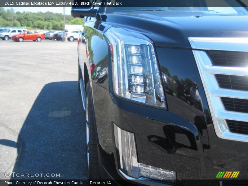 Black Raven / Jet Black 2015 Cadillac Escalade ESV Luxury 4WD