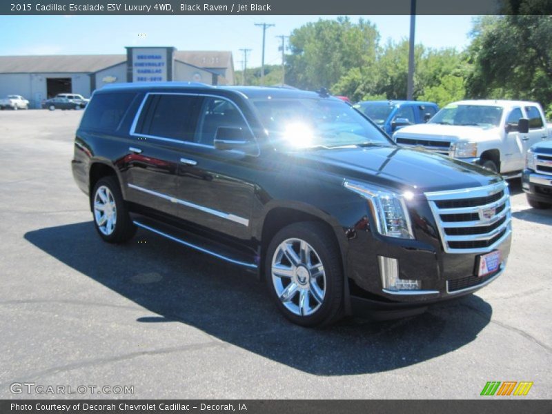 Black Raven / Jet Black 2015 Cadillac Escalade ESV Luxury 4WD