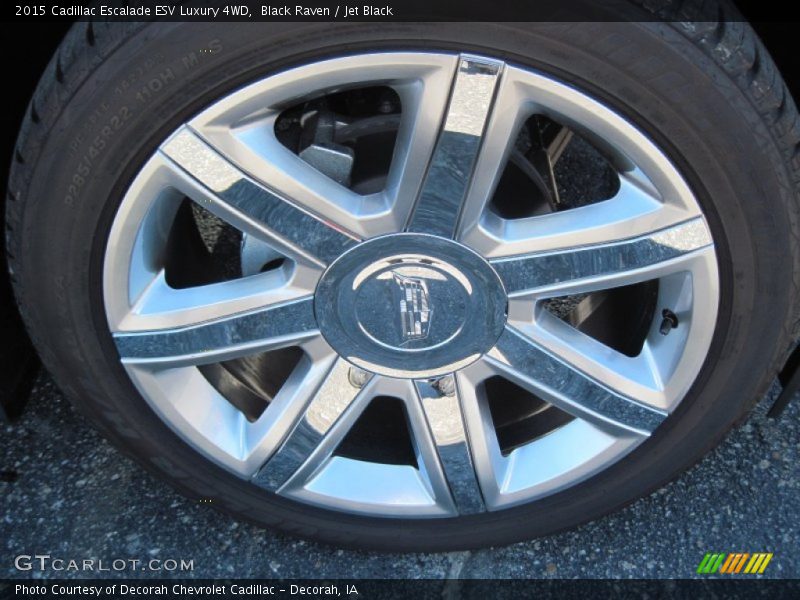 Black Raven / Jet Black 2015 Cadillac Escalade ESV Luxury 4WD