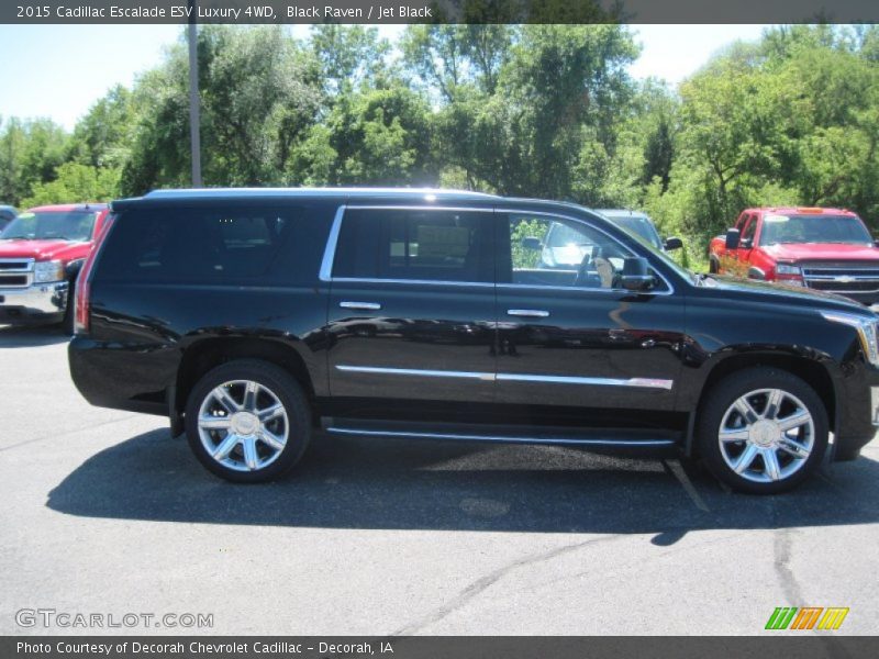 Black Raven / Jet Black 2015 Cadillac Escalade ESV Luxury 4WD