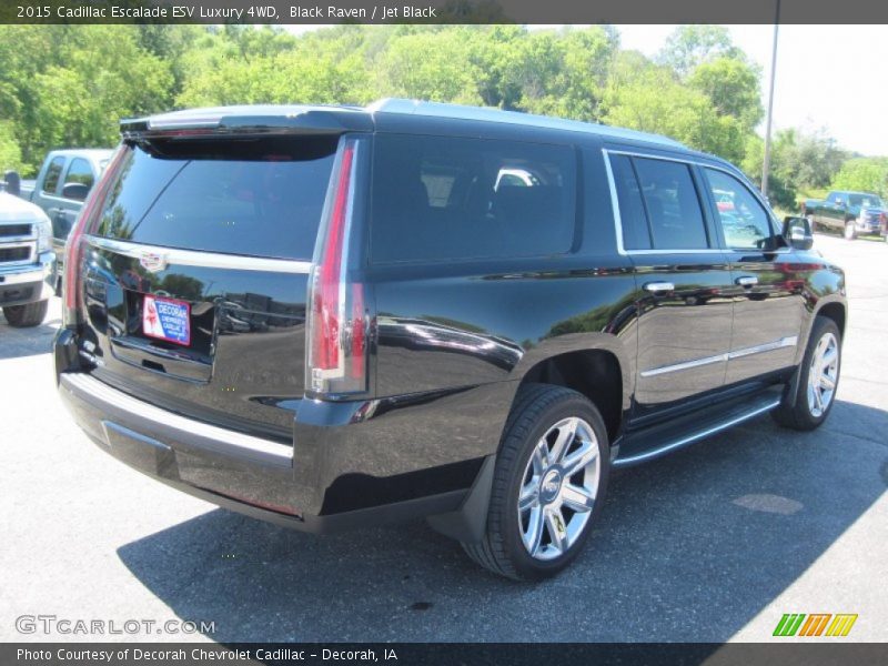Black Raven / Jet Black 2015 Cadillac Escalade ESV Luxury 4WD