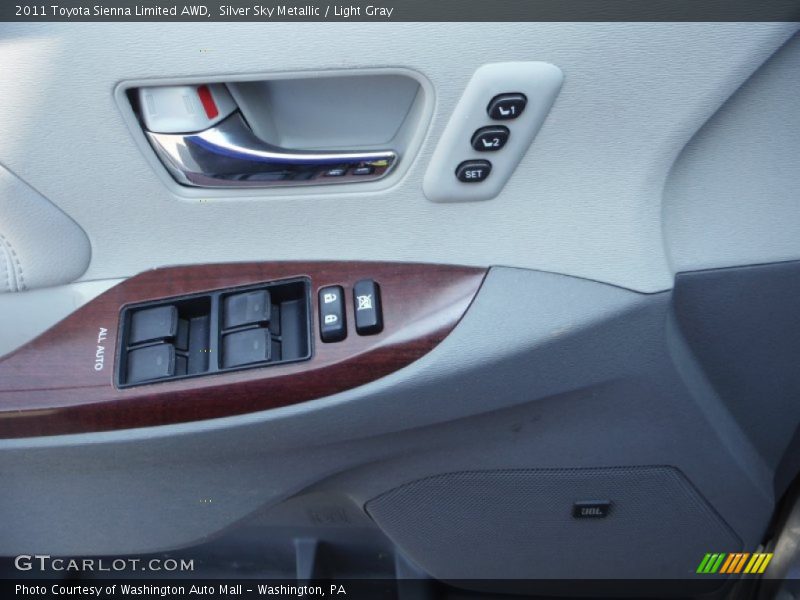 Silver Sky Metallic / Light Gray 2011 Toyota Sienna Limited AWD
