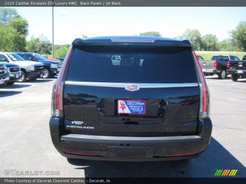 Black Raven / Jet Black 2015 Cadillac Escalade ESV Luxury 4WD