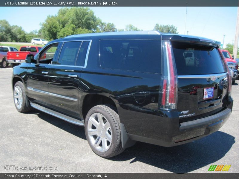 Black Raven / Jet Black 2015 Cadillac Escalade ESV Luxury 4WD