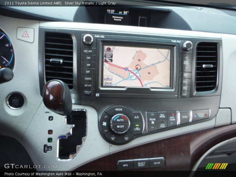 Silver Sky Metallic / Light Gray 2011 Toyota Sienna Limited AWD