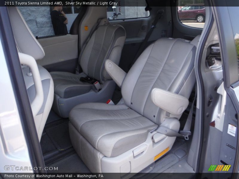 Silver Sky Metallic / Light Gray 2011 Toyota Sienna Limited AWD