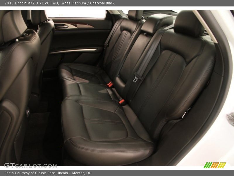 White Platinum / Charcoal Black 2013 Lincoln MKZ 3.7L V6 FWD