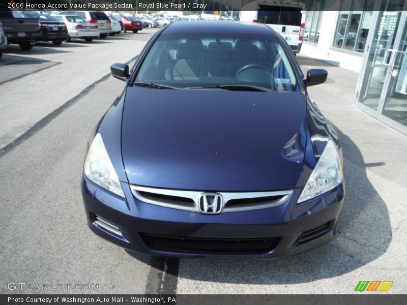 Royal Blue Pearl / Gray 2006 Honda Accord Value Package Sedan