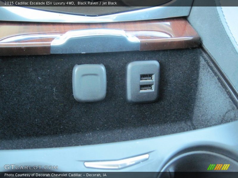 Black Raven / Jet Black 2015 Cadillac Escalade ESV Luxury 4WD