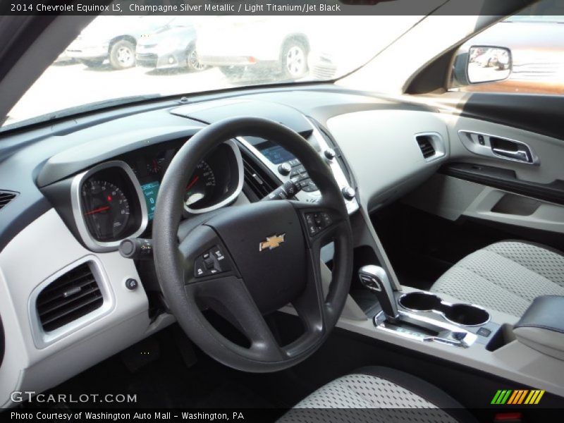  2014 Equinox LS Light Titanium/Jet Black Interior