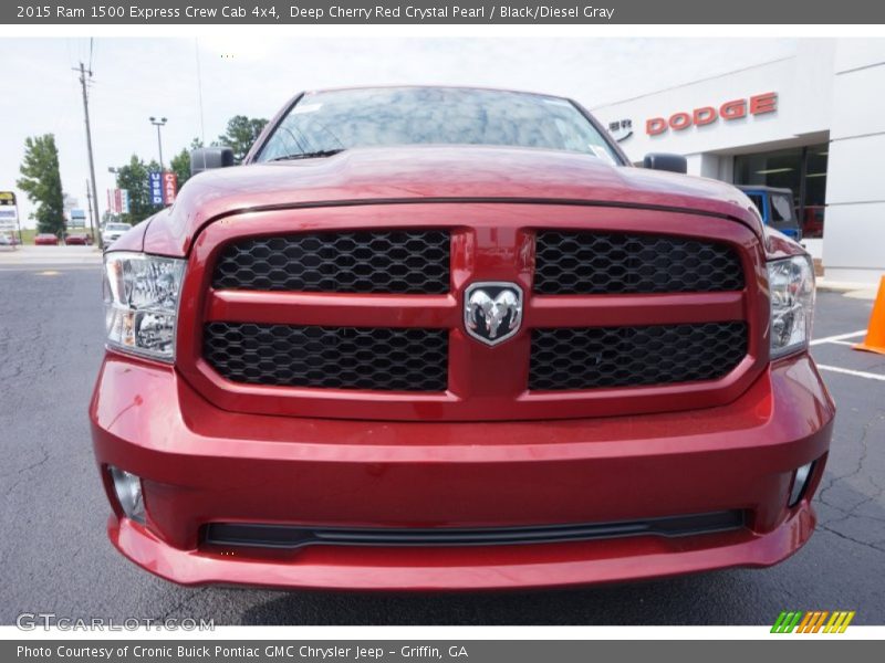 Deep Cherry Red Crystal Pearl / Black/Diesel Gray 2015 Ram 1500 Express Crew Cab 4x4