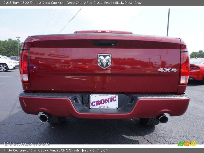 Deep Cherry Red Crystal Pearl / Black/Diesel Gray 2015 Ram 1500 Express Crew Cab 4x4