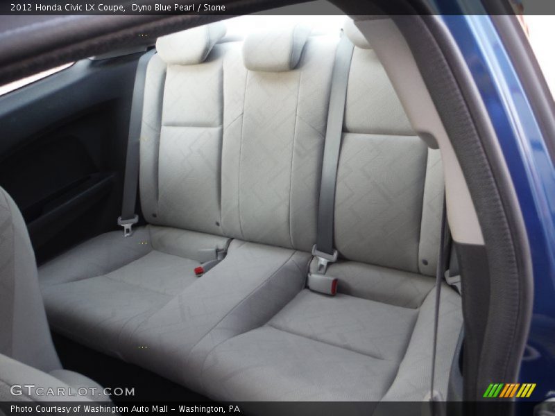 Dyno Blue Pearl / Stone 2012 Honda Civic LX Coupe