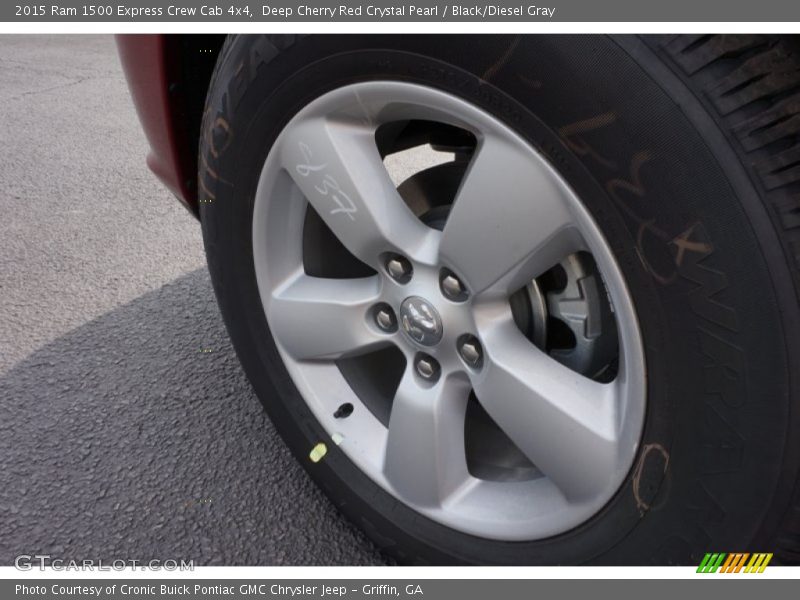 Deep Cherry Red Crystal Pearl / Black/Diesel Gray 2015 Ram 1500 Express Crew Cab 4x4
