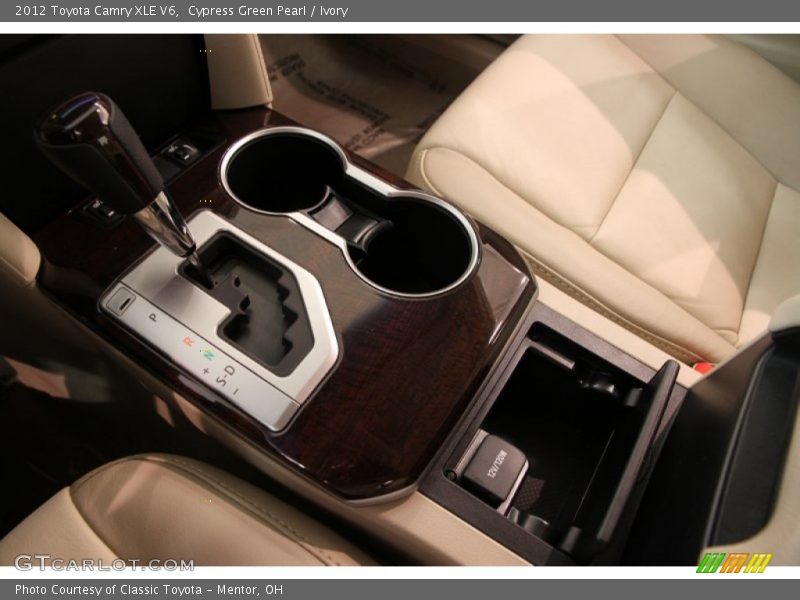 Cypress Green Pearl / Ivory 2012 Toyota Camry XLE V6