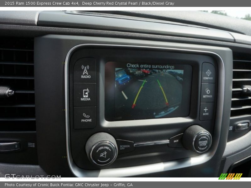 Deep Cherry Red Crystal Pearl / Black/Diesel Gray 2015 Ram 1500 Express Crew Cab 4x4