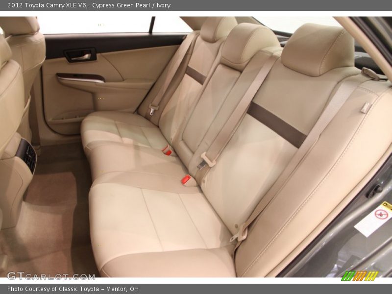 Rear Seat of 2012 Camry XLE V6
