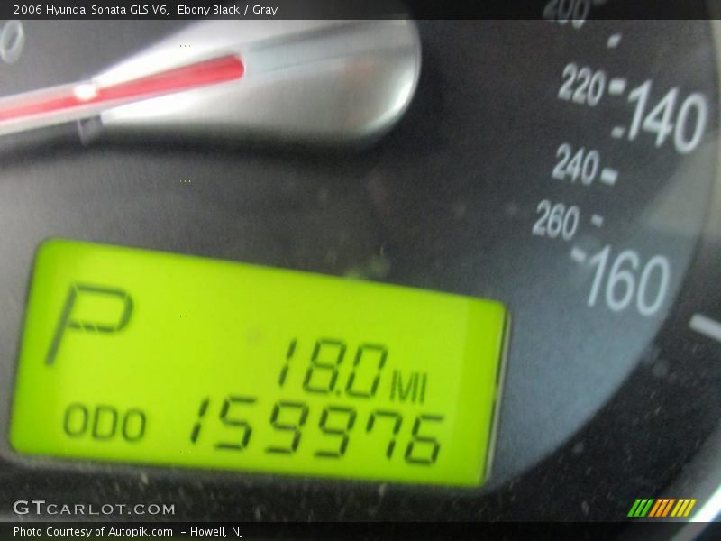 Ebony Black / Gray 2006 Hyundai Sonata GLS V6