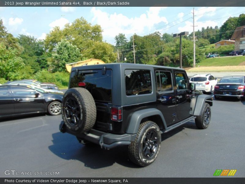 Black / Black/Dark Saddle 2013 Jeep Wrangler Unlimited Sahara 4x4