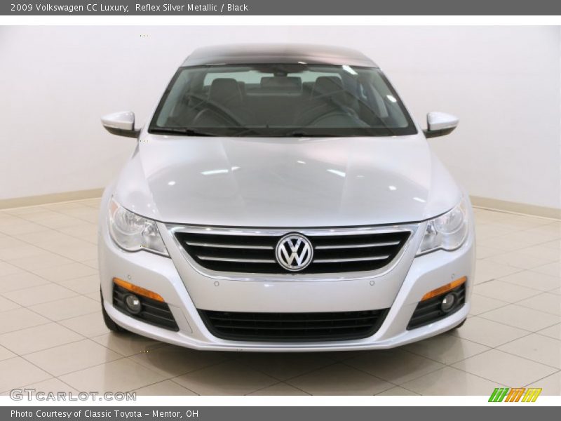 Reflex Silver Metallic / Black 2009 Volkswagen CC Luxury