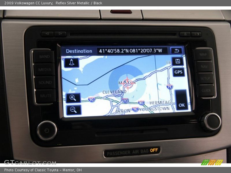 Navigation of 2009 CC Luxury