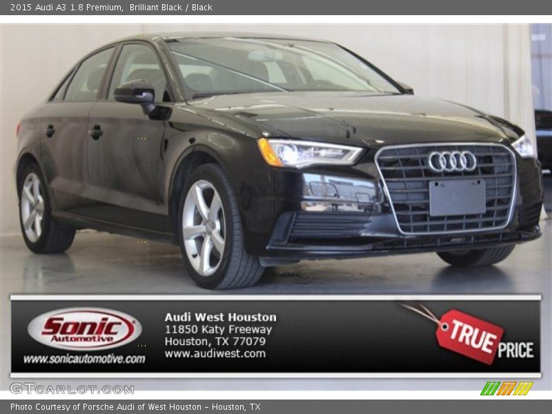 Brilliant Black / Black 2015 Audi A3 1.8 Premium