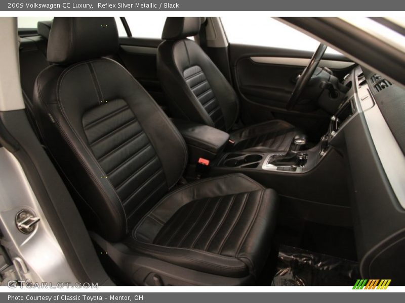 Reflex Silver Metallic / Black 2009 Volkswagen CC Luxury
