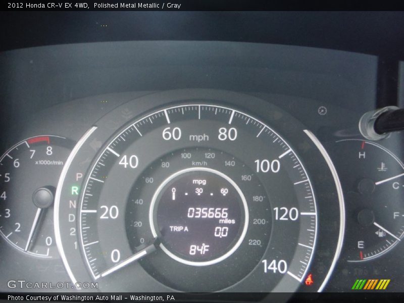 Polished Metal Metallic / Gray 2012 Honda CR-V EX 4WD