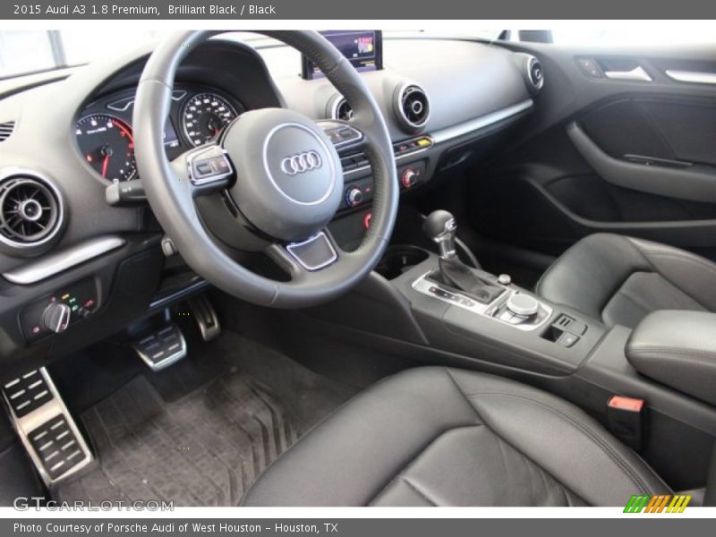 Brilliant Black / Black 2015 Audi A3 1.8 Premium