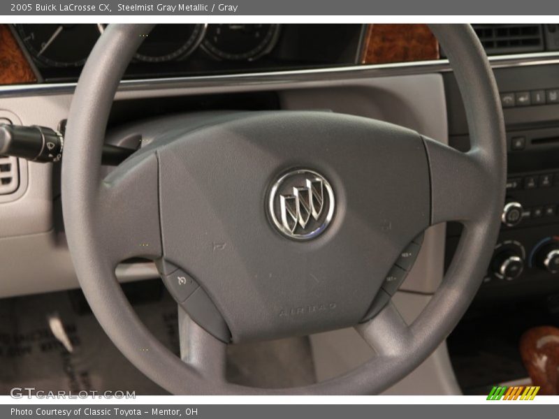 Steelmist Gray Metallic / Gray 2005 Buick LaCrosse CX
