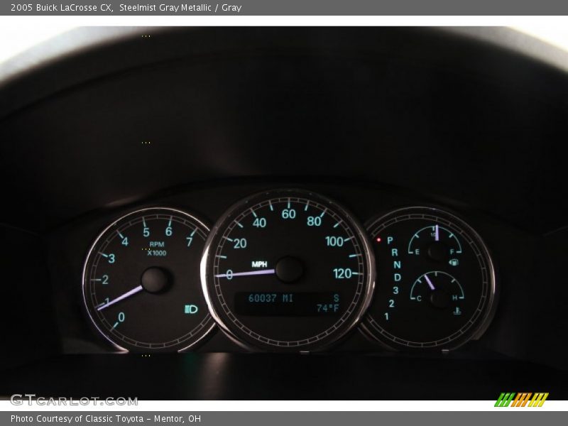 Steelmist Gray Metallic / Gray 2005 Buick LaCrosse CX