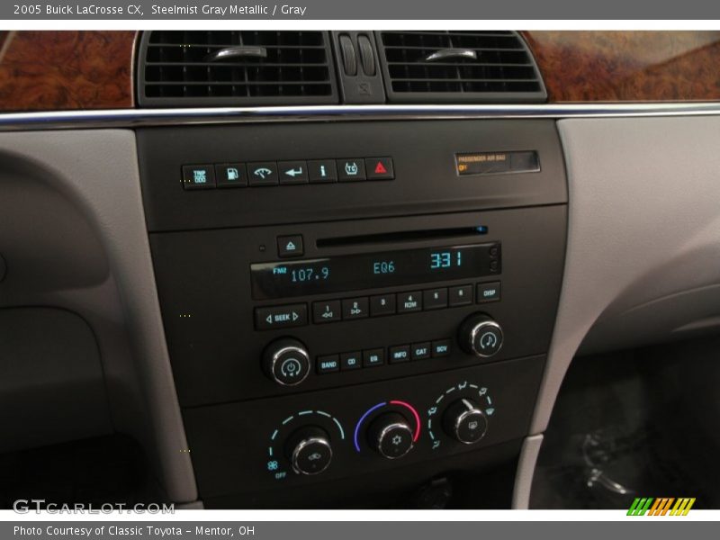 Steelmist Gray Metallic / Gray 2005 Buick LaCrosse CX