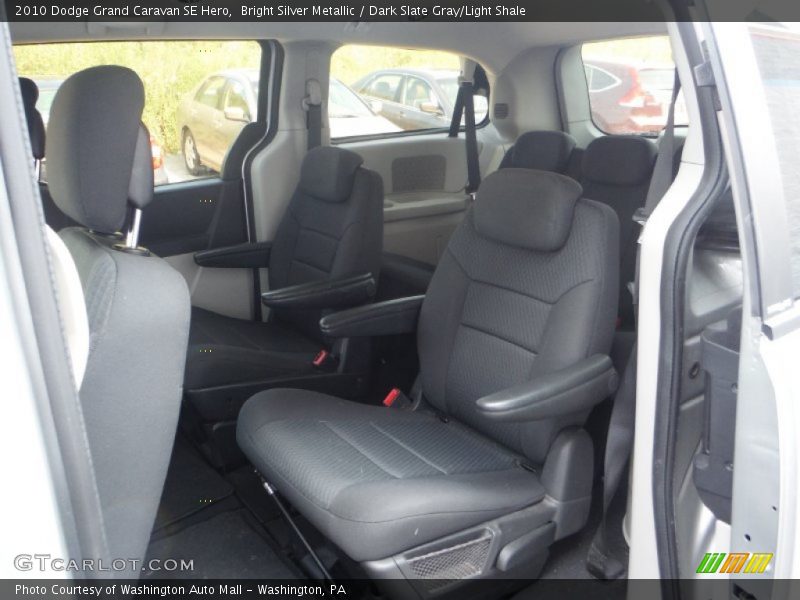 Bright Silver Metallic / Dark Slate Gray/Light Shale 2010 Dodge Grand Caravan SE Hero