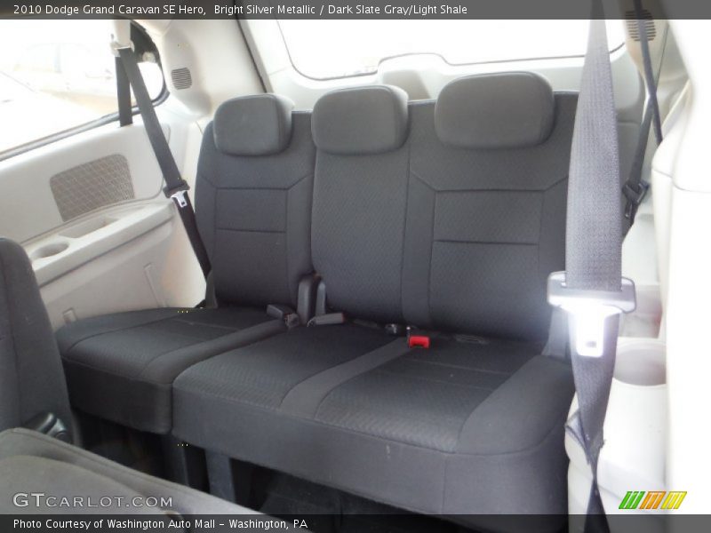 Bright Silver Metallic / Dark Slate Gray/Light Shale 2010 Dodge Grand Caravan SE Hero